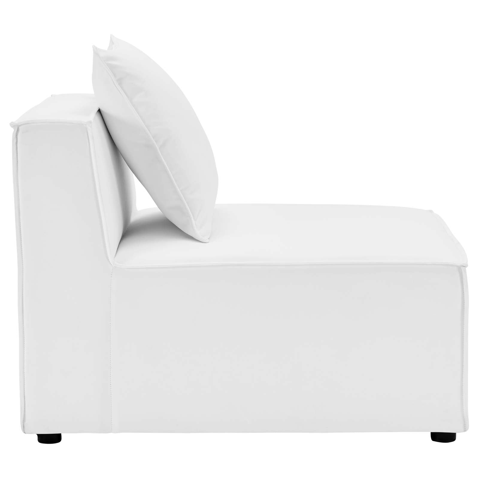 Modway Saybrook Outdoor Patio Upholstered 4-Piece Sectional Sofa | Outdoor Sofas, Loveseats & Sectionals | Modishstore-29