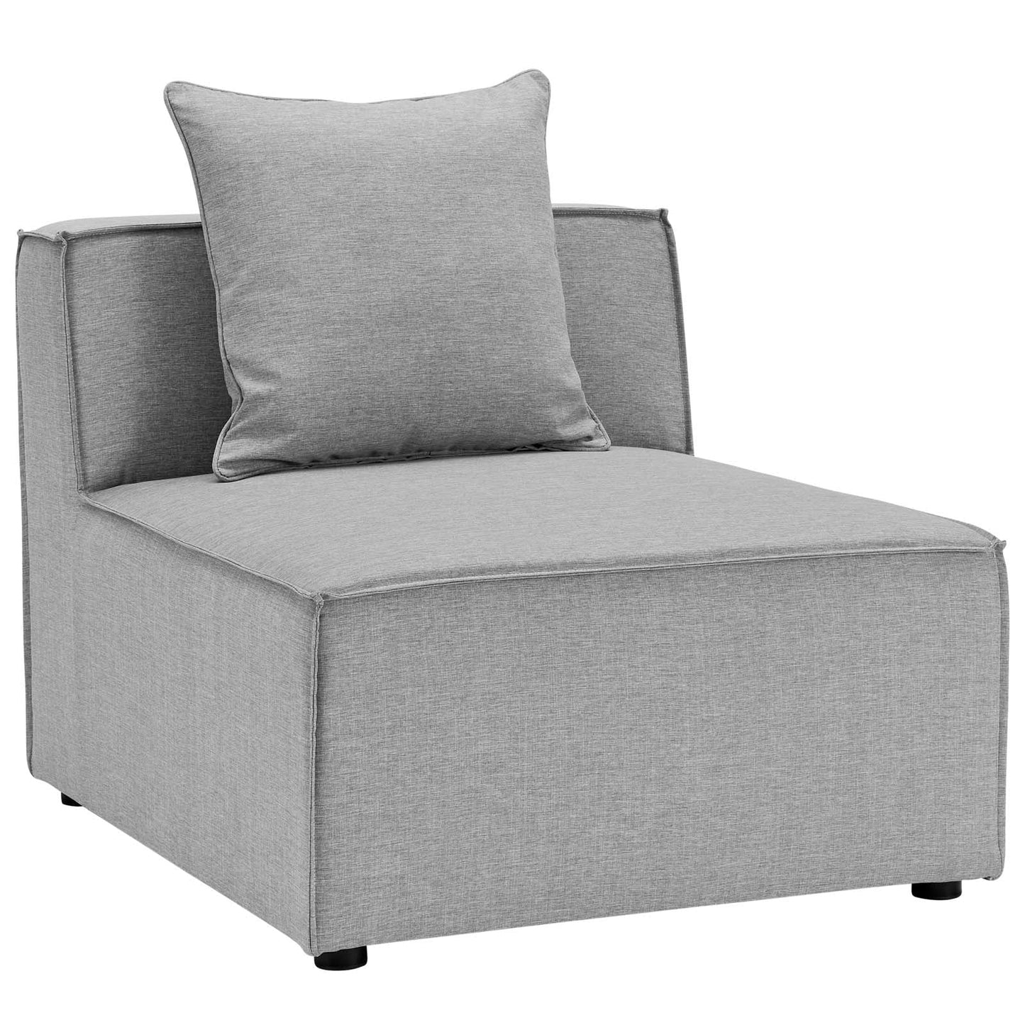 Modway Saybrook Outdoor Patio Upholstered 6-Piece Sectional Sofa | Outdoor Sofas, Loveseats & Sectionals | Modishstore-7