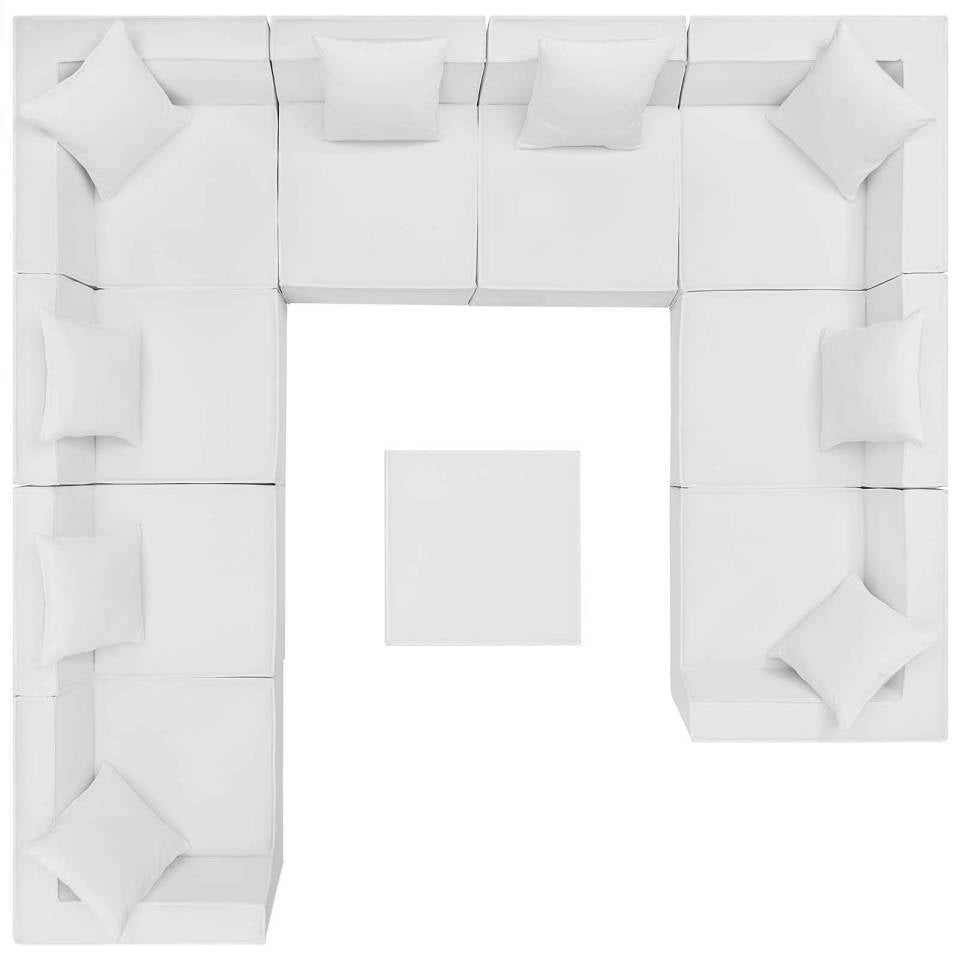 Modway Saybrook Outdoor Patio Upholstered 10-Piece Sectional Sofa | Outdoor Sofas, Loveseats & Sectionals | Modishstore-14