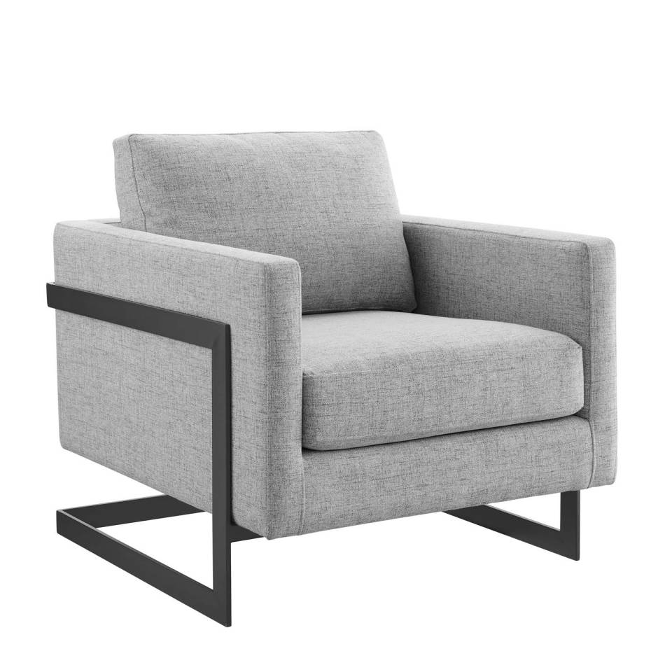 Modway Posse Upholstered Fabric Accent Chair | Accent Chairs | Modishstore-10