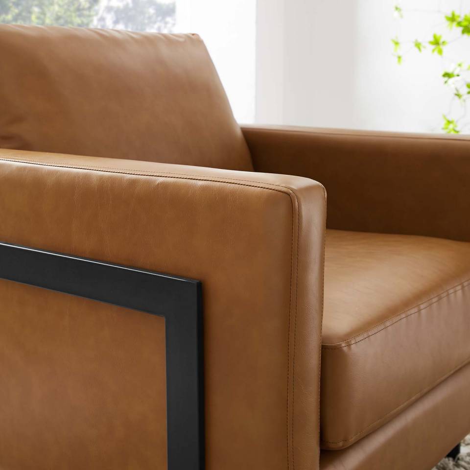 Modway Posse Vegan Leather Accent Chair | Accent Chairs | Modishstore-7