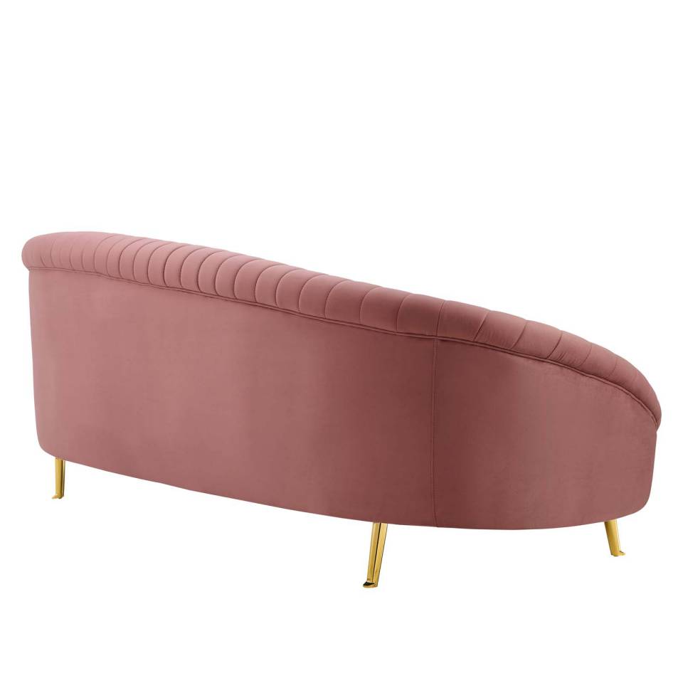Modway Camber Channel Tufted Performance Velvet Sofa | Sofas | 