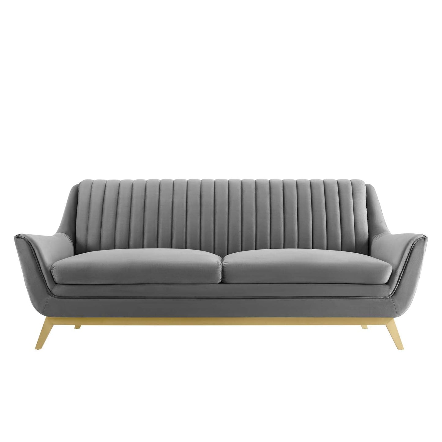 Winsome Channel Tufted Performance Velvet Sofa By Modway | Sofas | Modishstore-10