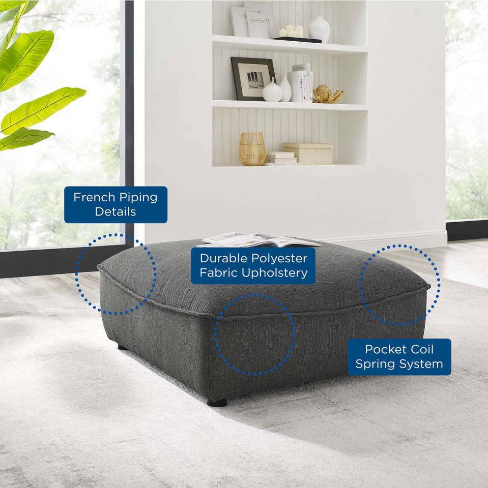 Modway Comprise Sectional Sofa Ottoman | Ottomans | 