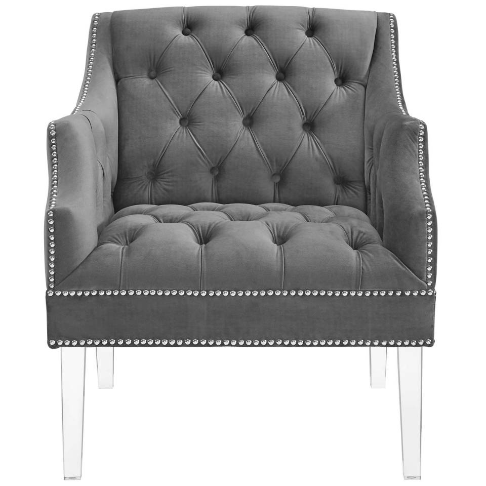 Modway Proverbial Armchair Performance Velvet Set of 2 | Armchairs | Modishstore-6