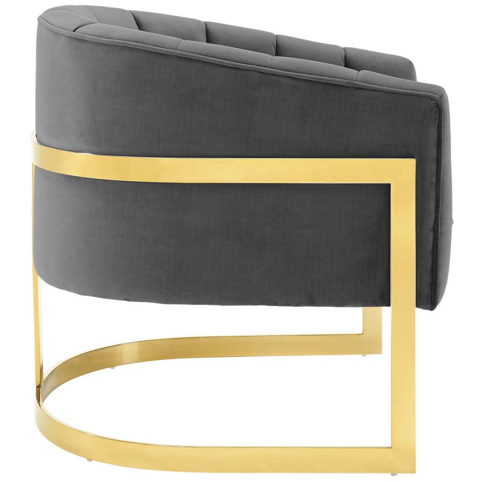 Modway Esteem Accent Armchair Performance Velvet Set of 2 | Armchairs | 