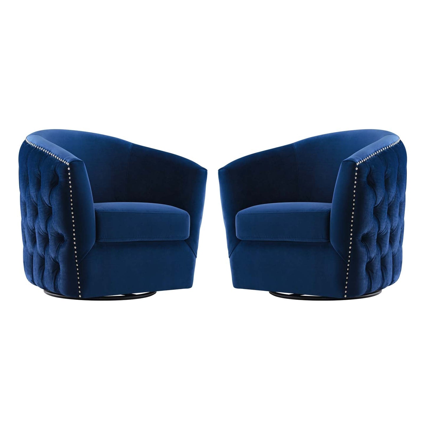 Rogue Armchair Performance Velvet Set of 2 By Modway - EEI-4425 | Armchairs | Modishstore - 2