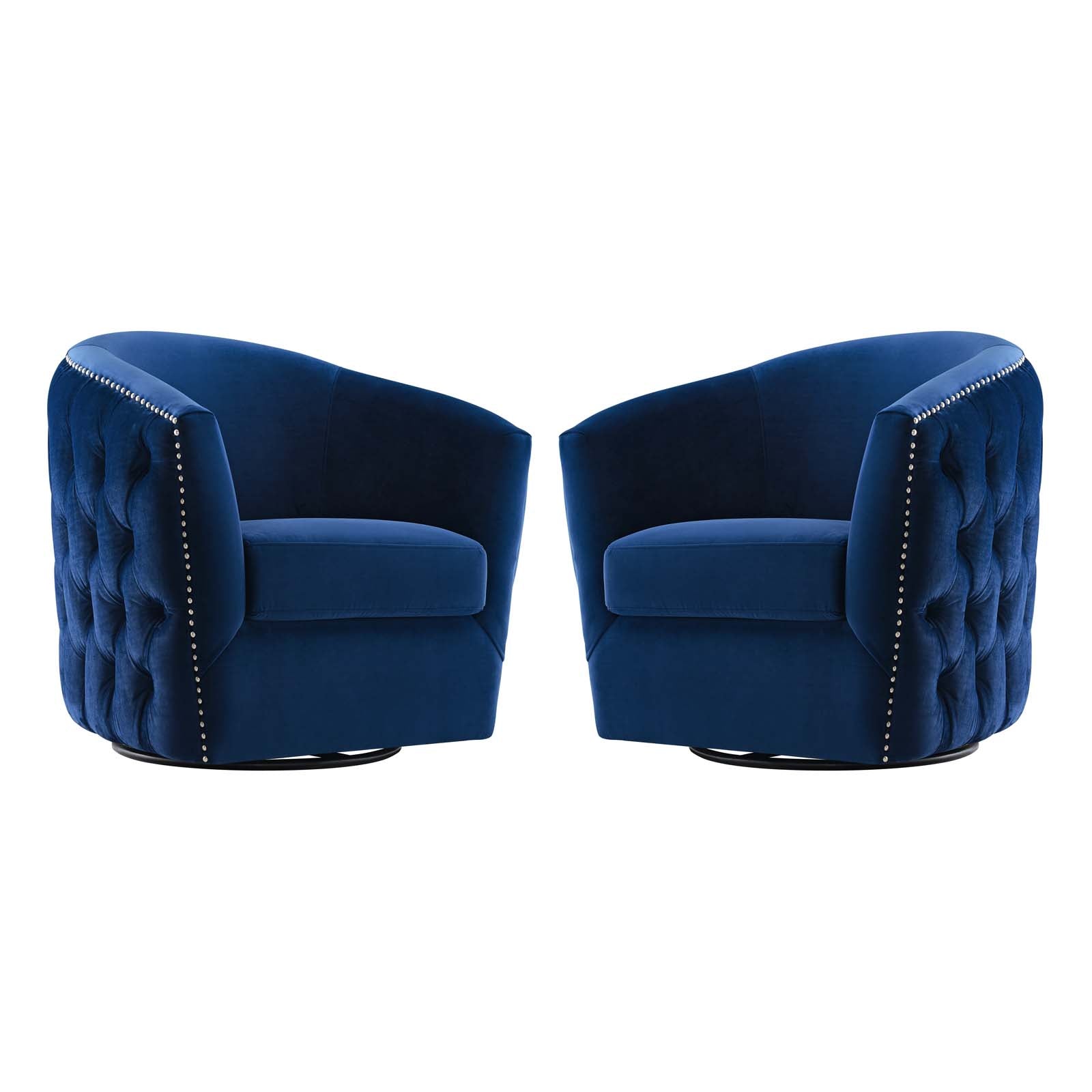 Rogue Armchair Performance Velvet Set of 2 By Modway - EEI-4425 | Armchairs | Modishstore - 2