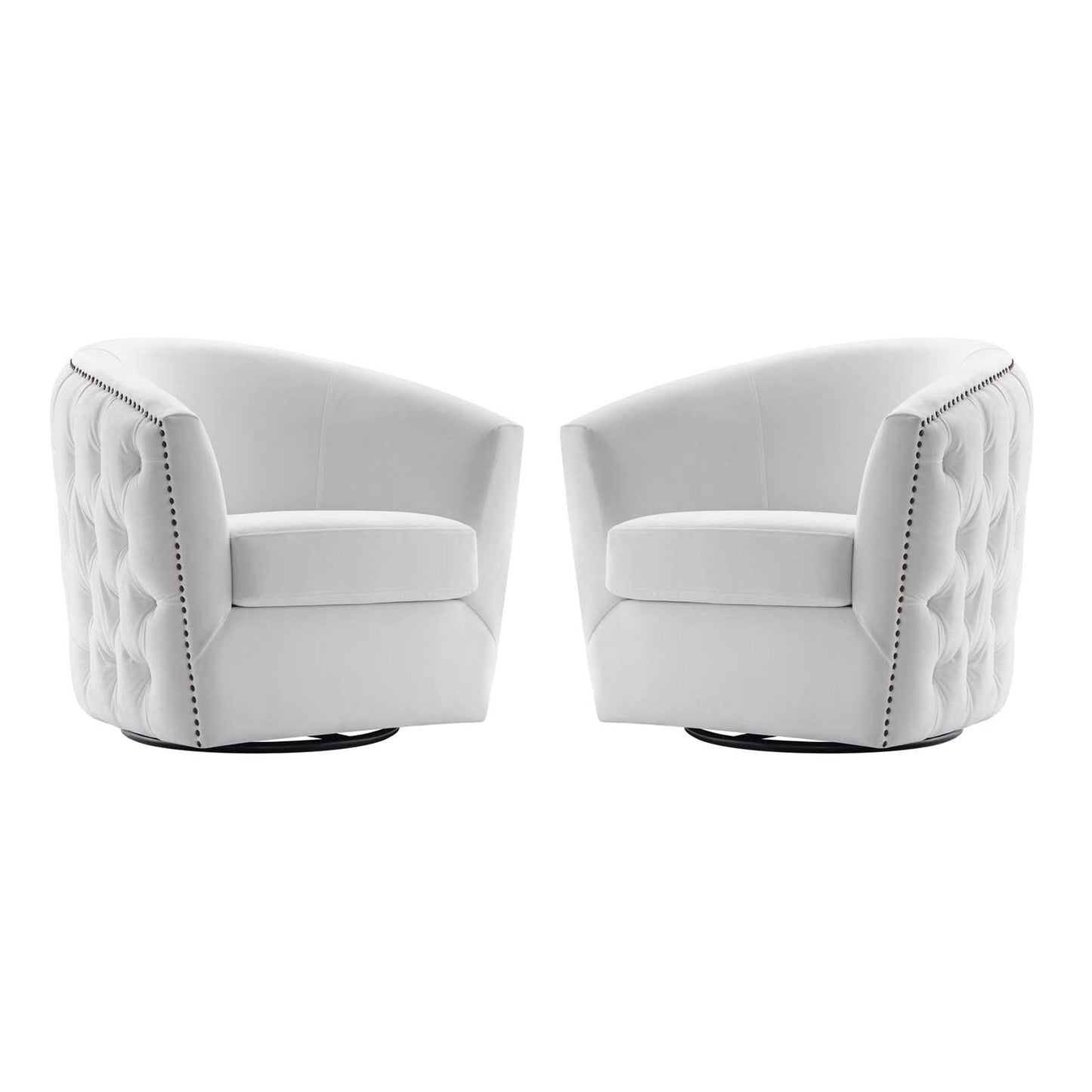 Rogue Armchair Performance Velvet Set of 2 By Modway - EEI-4425 | Armchairs | Modishstore - 7