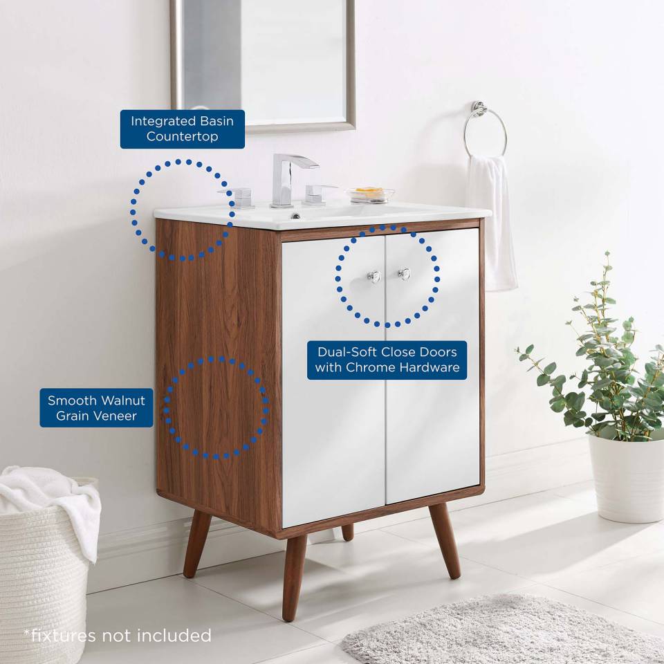 Modway Transmit 24" Bathroom Vanity | Bathroom Accessories | Modishstore-6