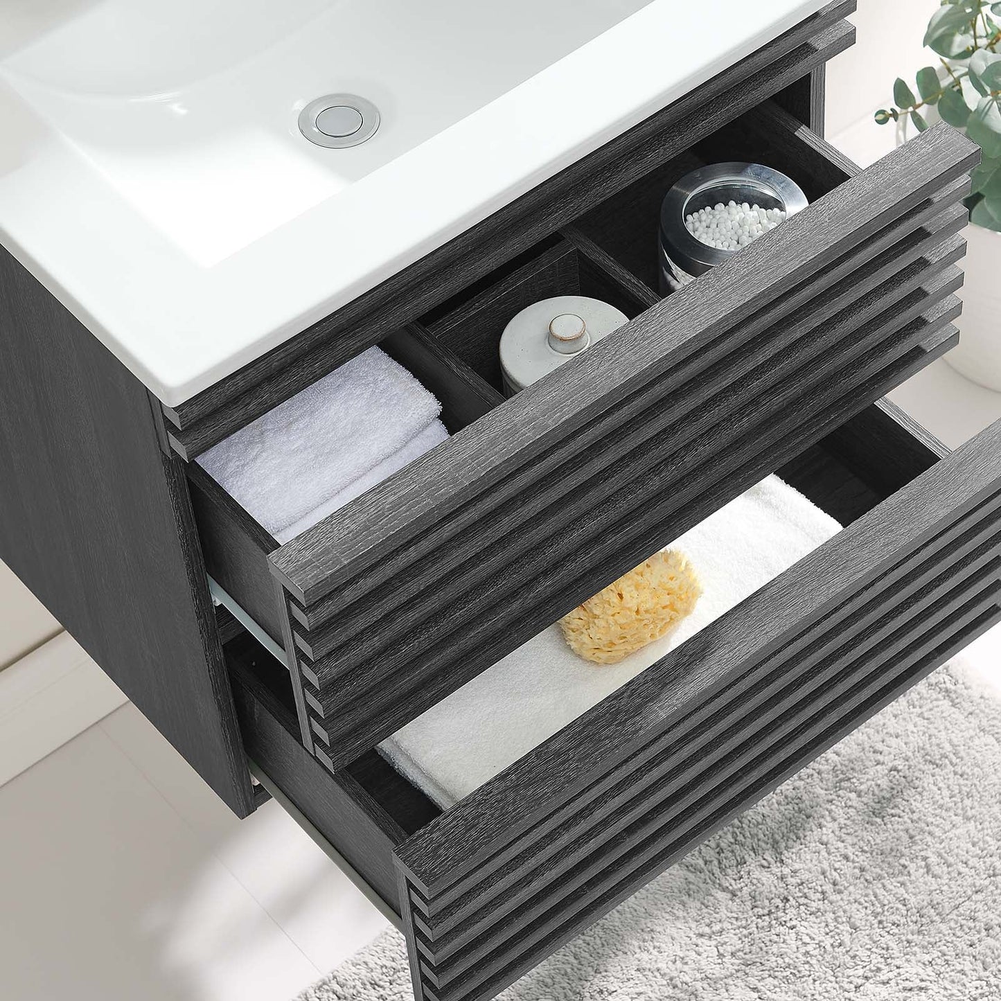 Modway Render 24" Wall-Mount Bathroom Vanity | Bathroom Accessories | Modishstore-11