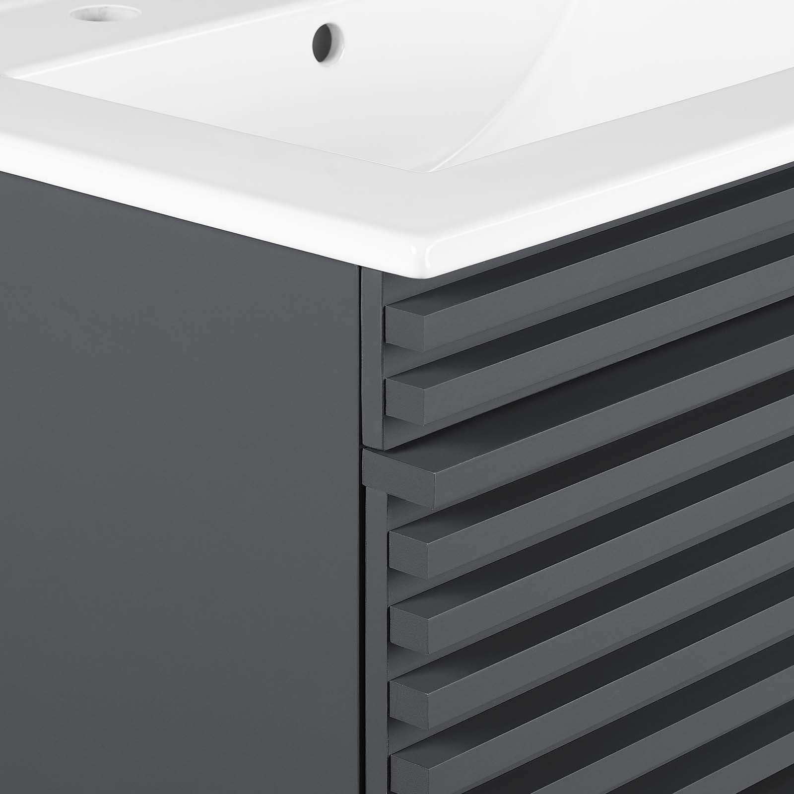 Modway Render 24" Wall-Mount Bathroom Vanity | Bathroom Accessories | Modishstore-20