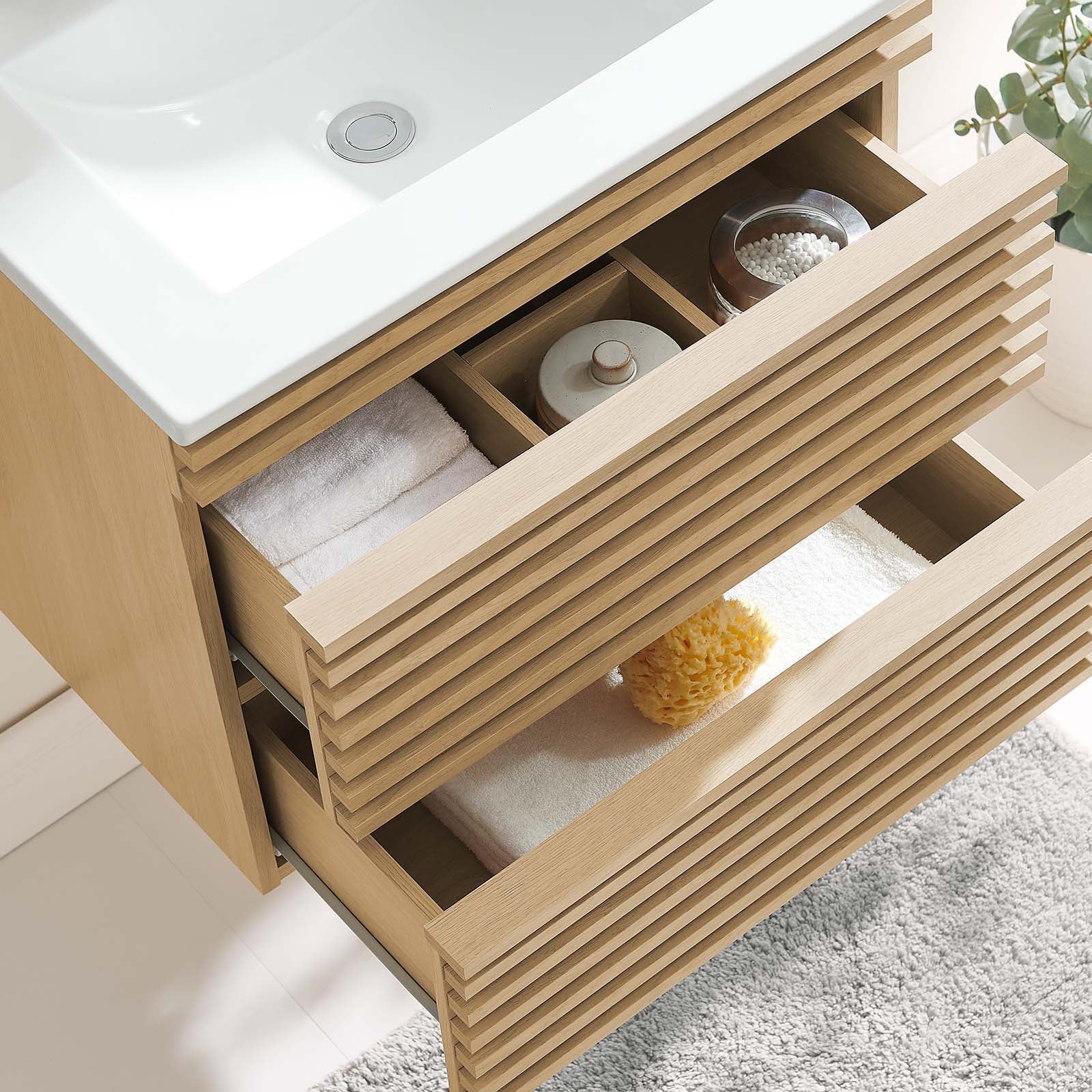 Modway Render 24" Wall-Mount Bathroom Vanity | Bathroom Accessories | Modishstore-27