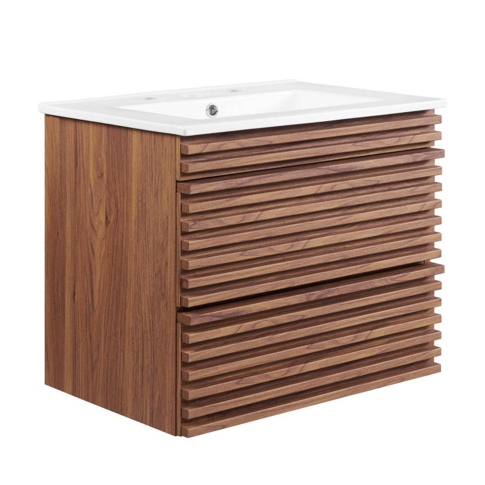 Modway Render 24" Wall-Mount Bathroom Vanity | Bathroom Accessories | Modishstore-7