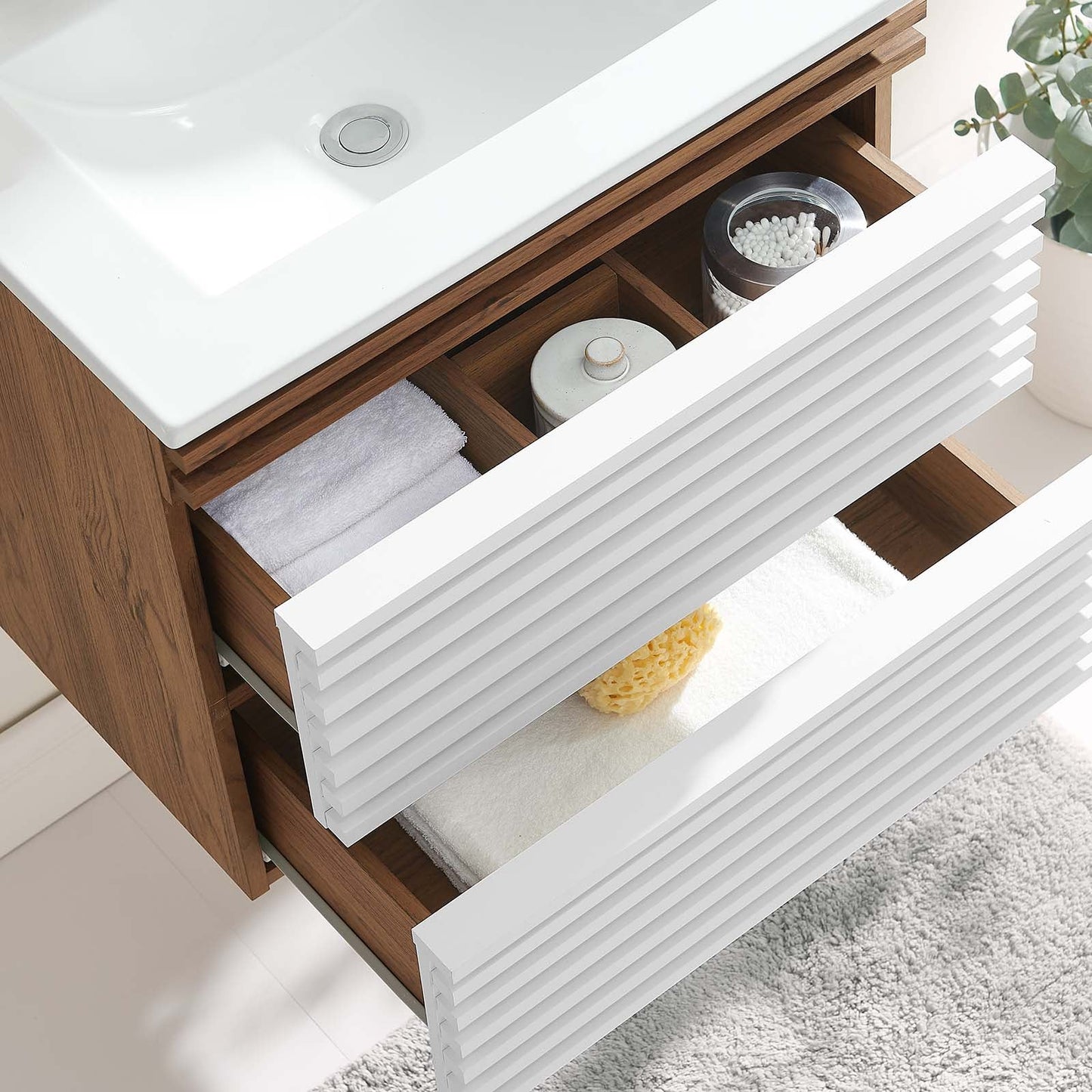 Modway Render 24" Wall-Mount Bathroom Vanity | Bathroom Accessories | Modishstore-35