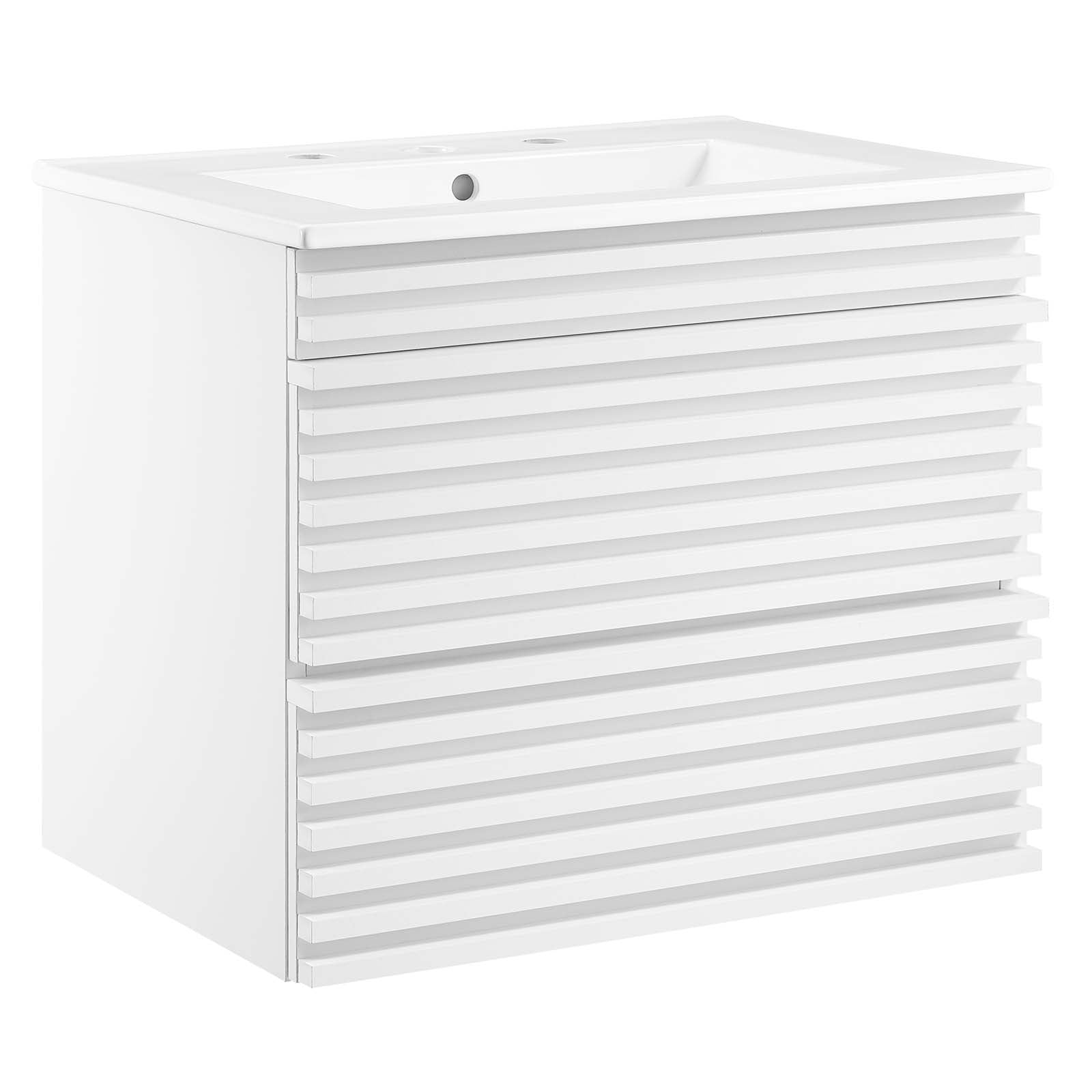 Modway Render 24" Wall-Mount Bathroom Vanity | Bathroom Accessories | Modishstore-47