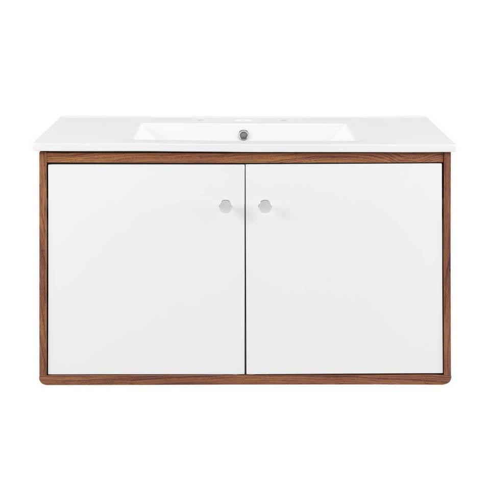 Modway Transmit 36" Wall-Mount Bathroom Vanity | Bathroom Accessories | Modishstore-8