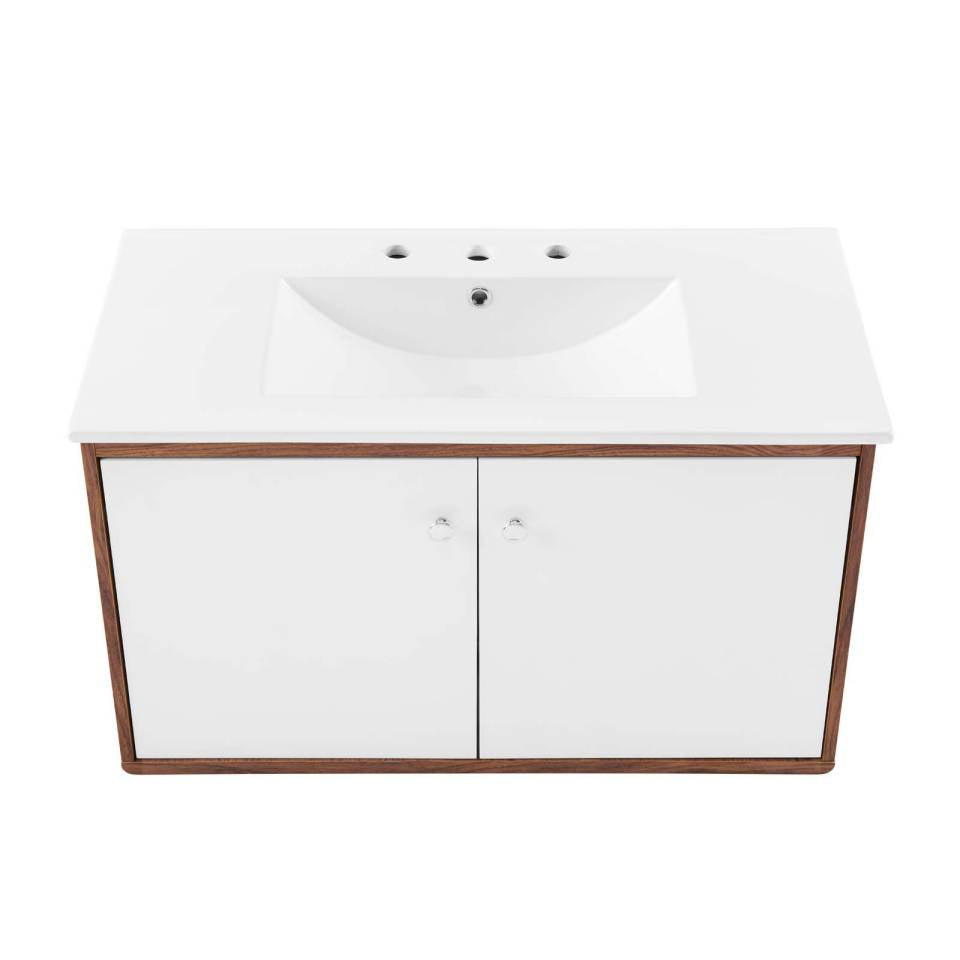 Modway Transmit 36" Wall-Mount Bathroom Vanity | Bathroom Accessories | Modishstore-3