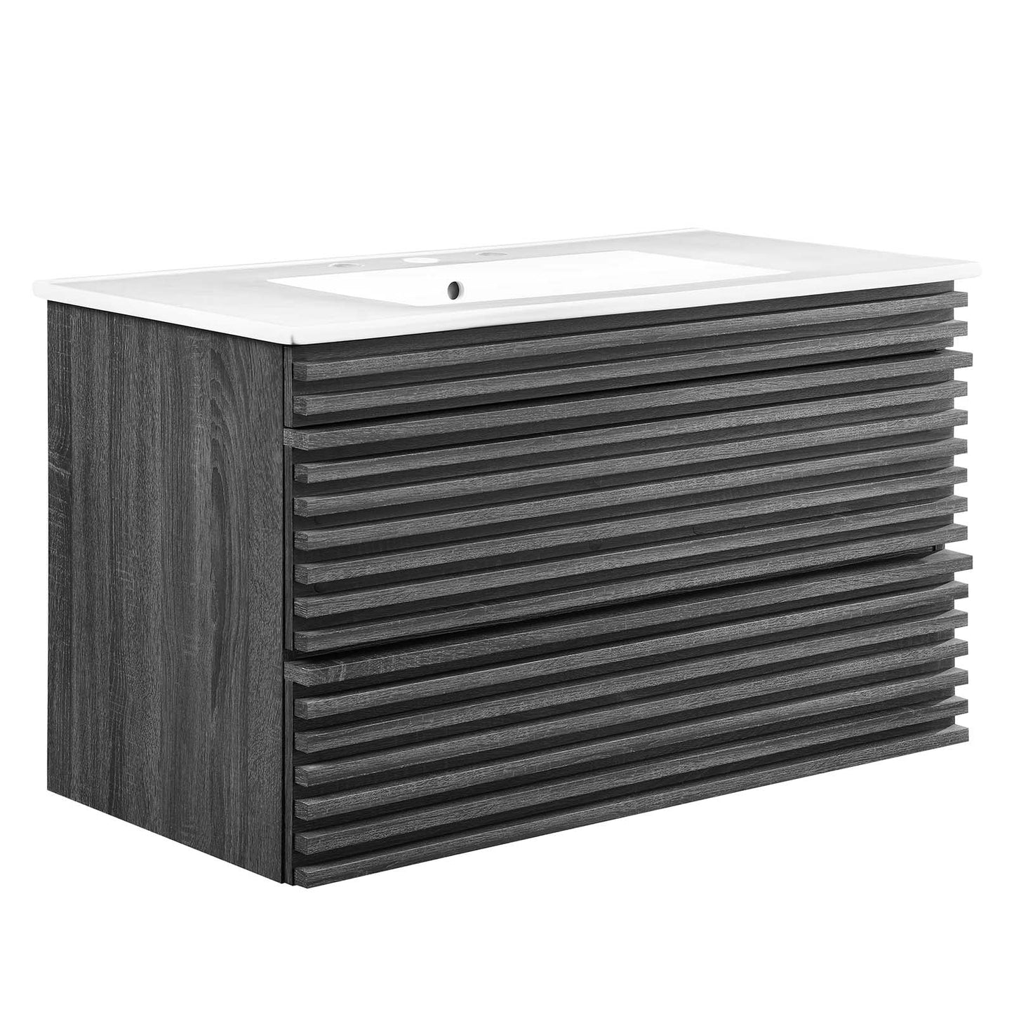 Modway Render 36" Wall-Mount Bathroom Vanity | Bathroom Accessories | Modishstore-29