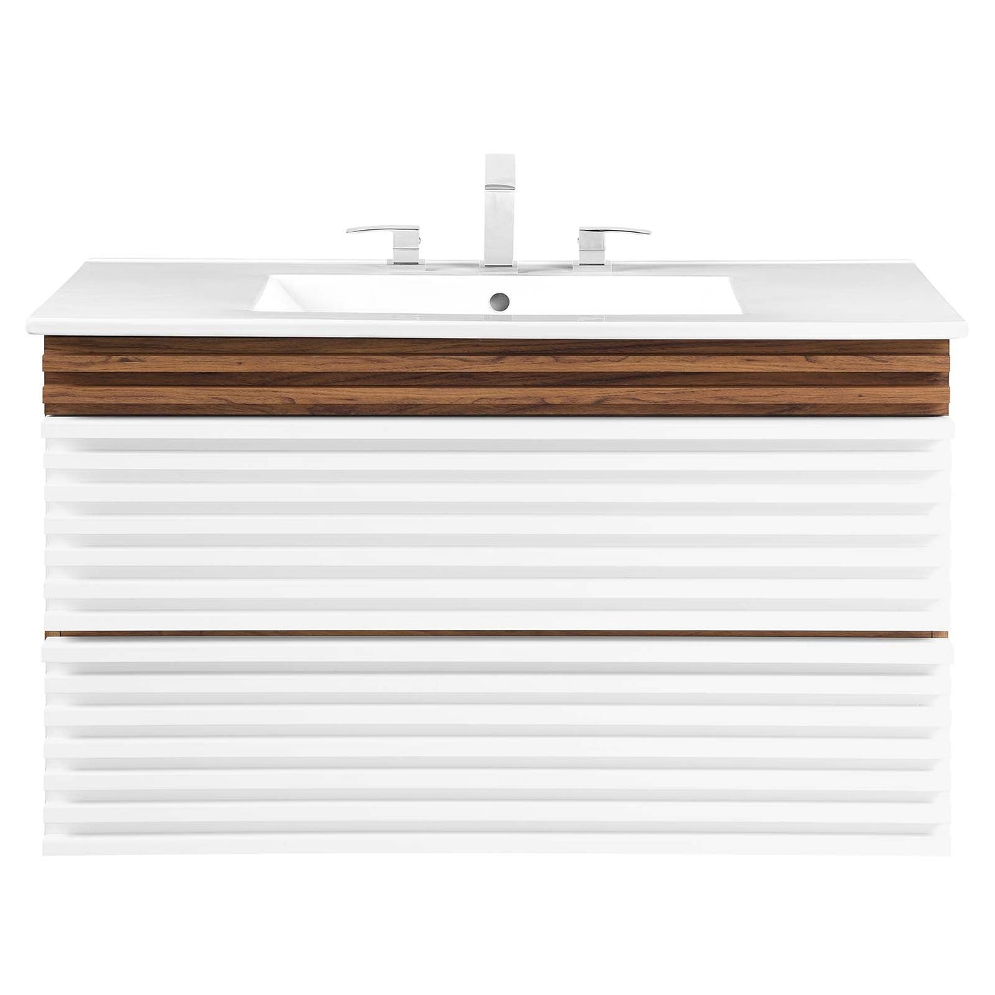 Modway Render 36" Wall-Mount Bathroom Vanity | Bathroom Accessories | Modishstore-49