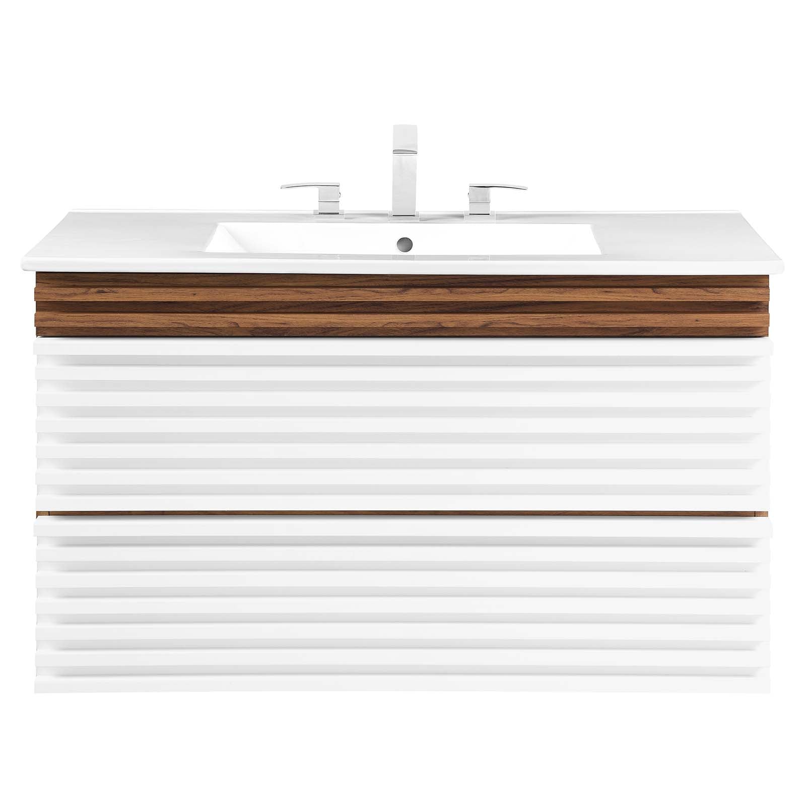 Modway Render 36" Wall-Mount Bathroom Vanity | Bathroom Accessories | Modishstore-49