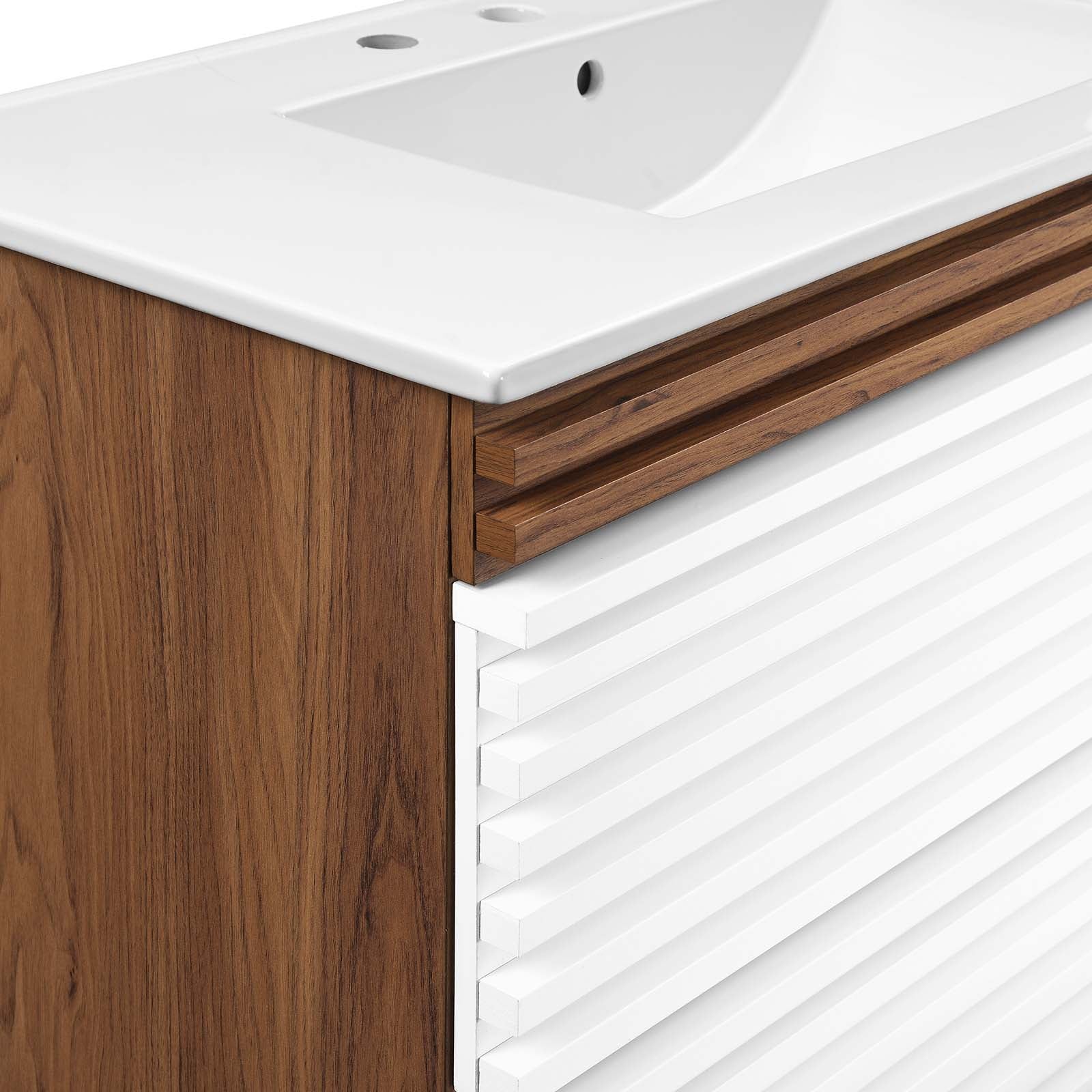 Modway Render 36" Wall-Mount Bathroom Vanity | Bathroom Accessories | Modishstore-54