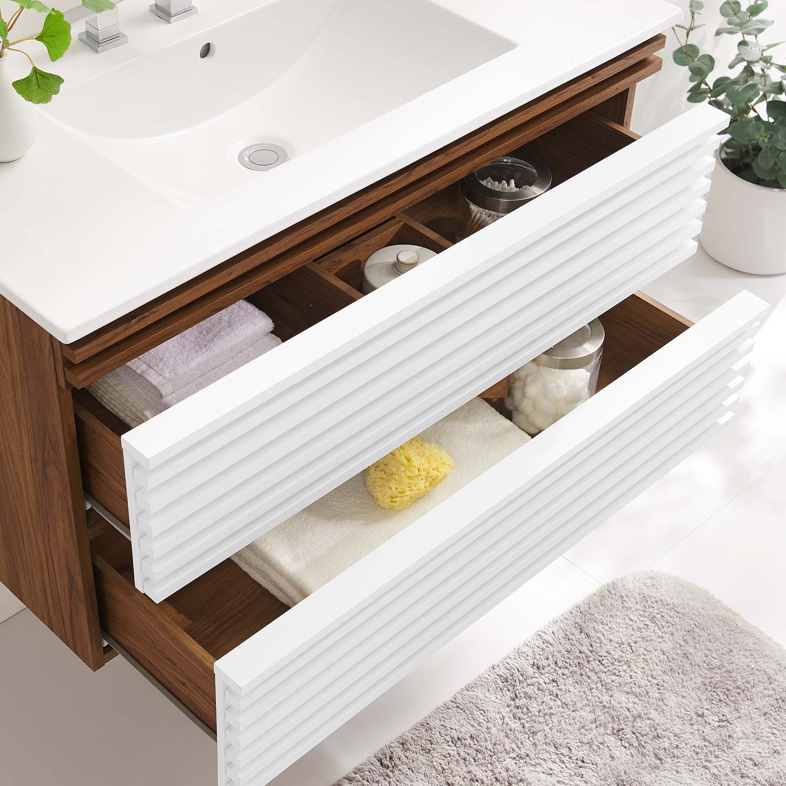Modway Render 36" Wall-Mount Bathroom Vanity | Bathroom Accessories | Modishstore-48