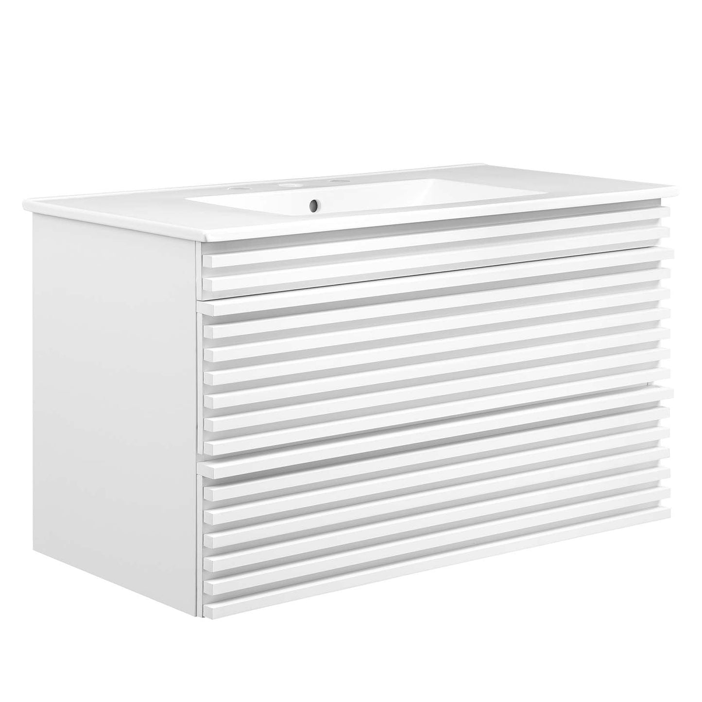 Modway Render 36" Wall-Mount Bathroom Vanity | Bathroom Accessories | Modishstore-61