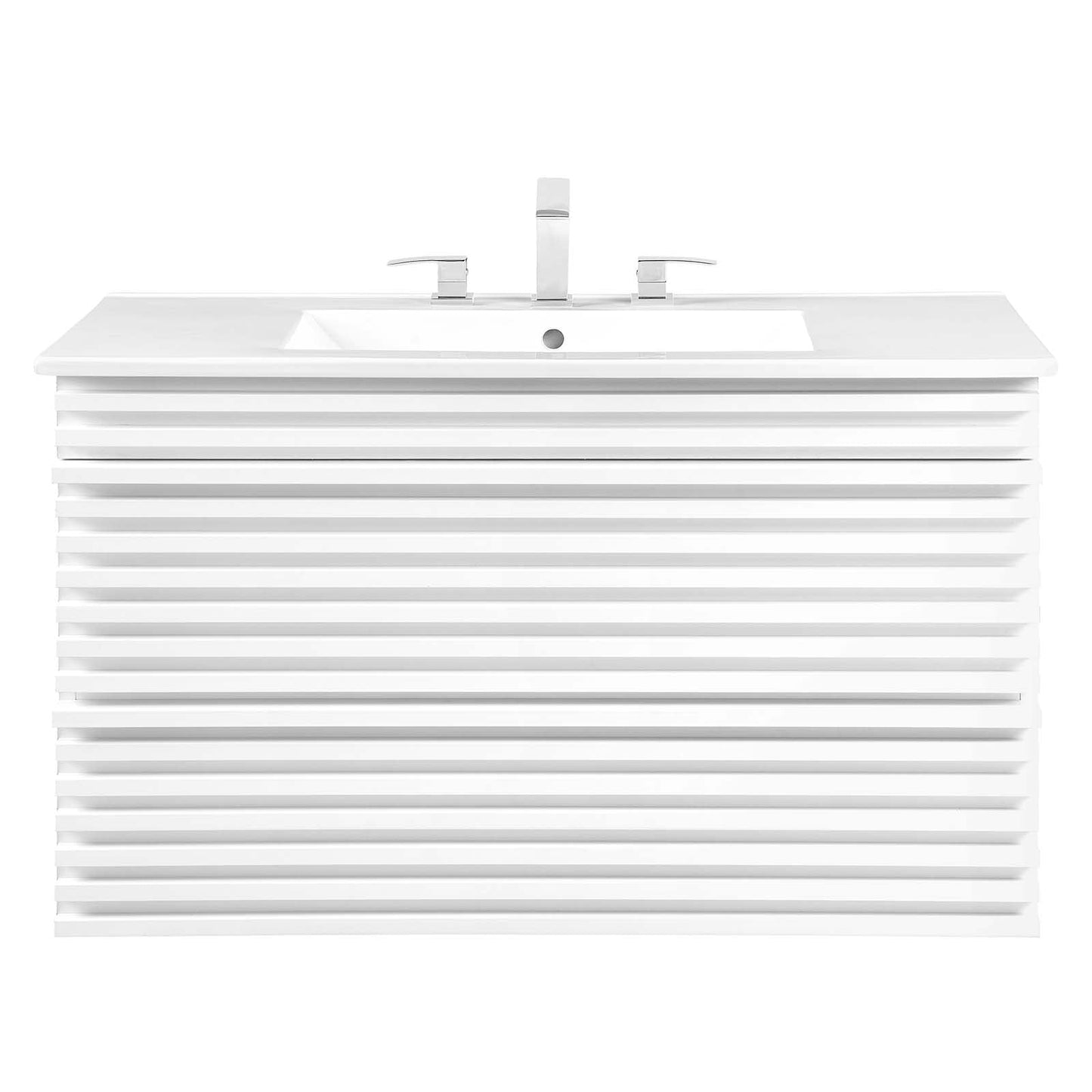 Modway Render 36" Wall-Mount Bathroom Vanity | Bathroom Accessories | Modishstore-57