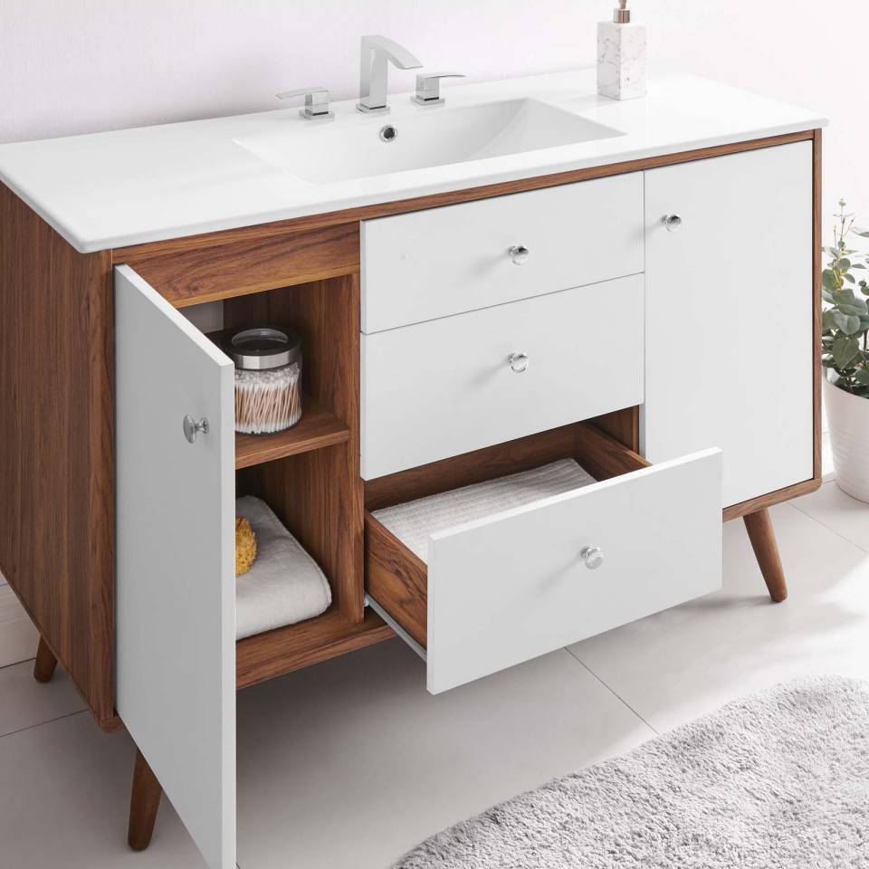 Modway Transmit 48" Single Sink Bathroom Vanity | Bathroom Accessories | Modishstore-10
