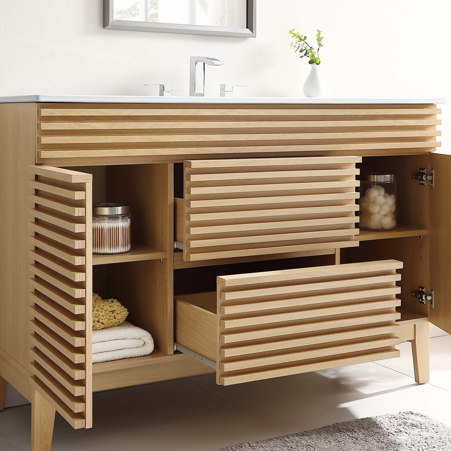 Modway Render 48" Single Sink Bathroom Vanity - EEI-4439 | Bathroom Accessories | Modishstore-39