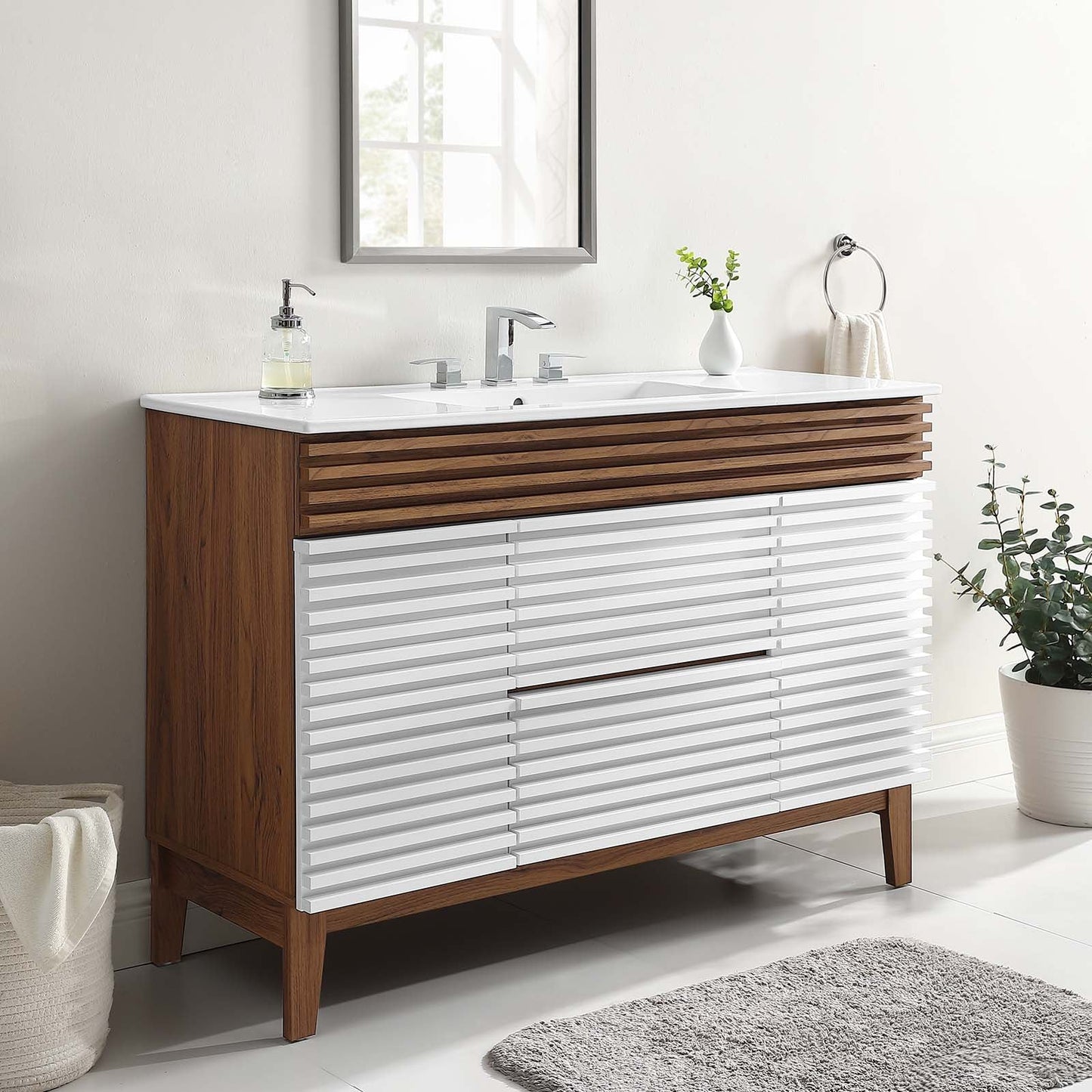 Modway Render 48" Single Sink Bathroom Vanity - EEI-4439 | Bathroom Accessories | Modishstore-43