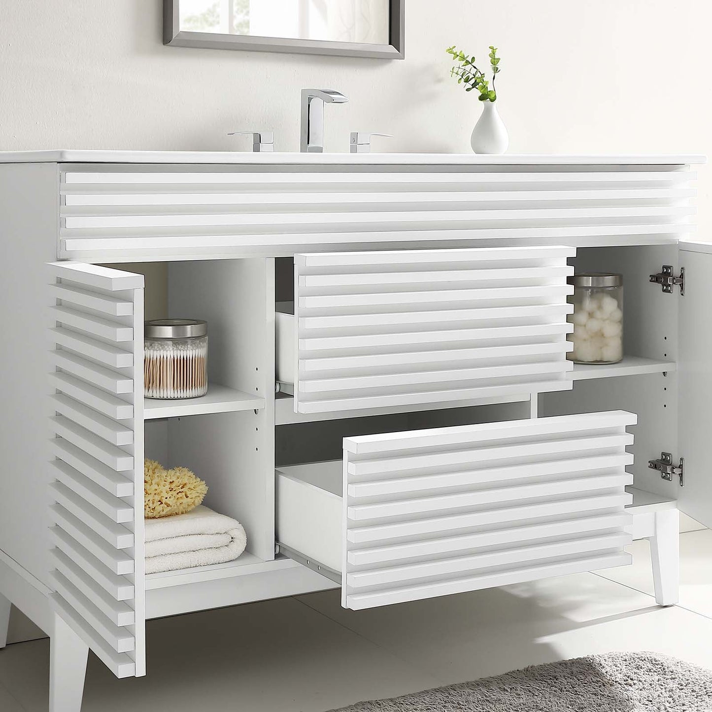Modway Render 48" Single Sink Bathroom Vanity - EEI-4439 | Bathroom Accessories | Modishstore-59