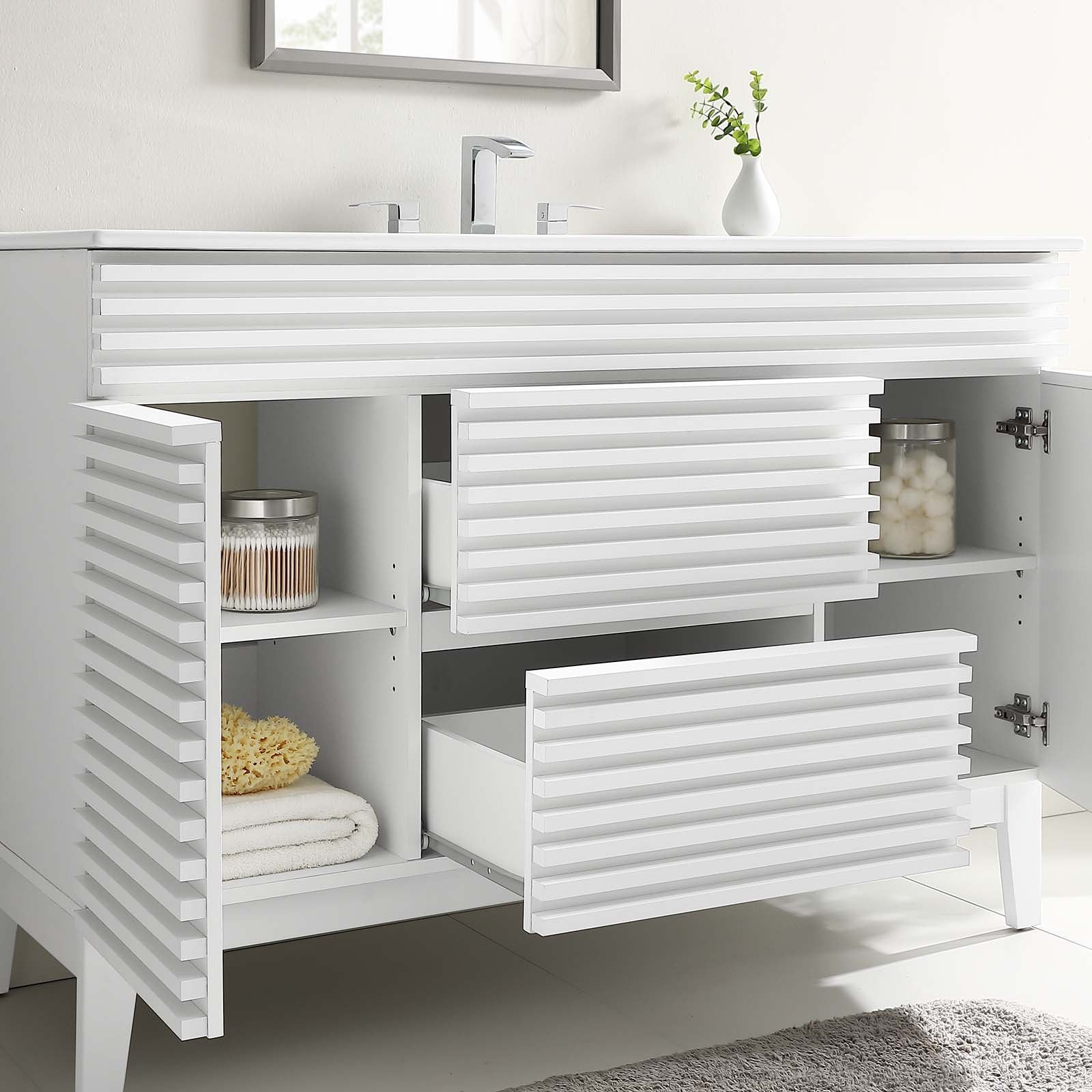 Modway Render 48" Single Sink Bathroom Vanity - EEI-4439 | Bathroom Accessories | Modishstore-59