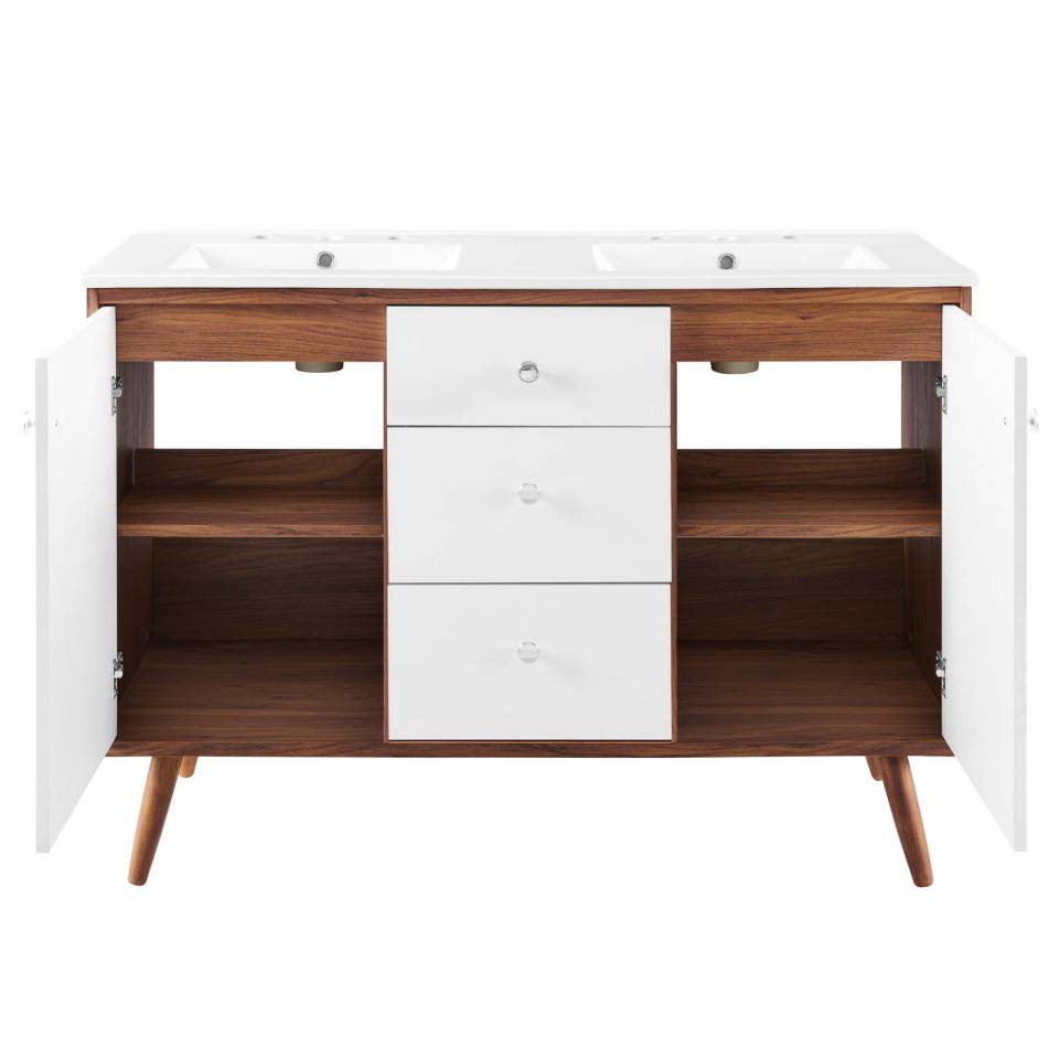 Modway Transmit 48" Double Sink Bathroom Vanity | Bathroom Accessories | Modishstore-4