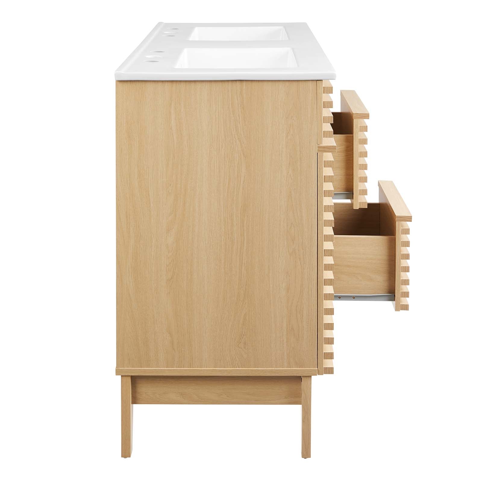 Modway Render 48" Double Sink Bathroom Vanity | Bathroom Accessories | Modishstore-40
