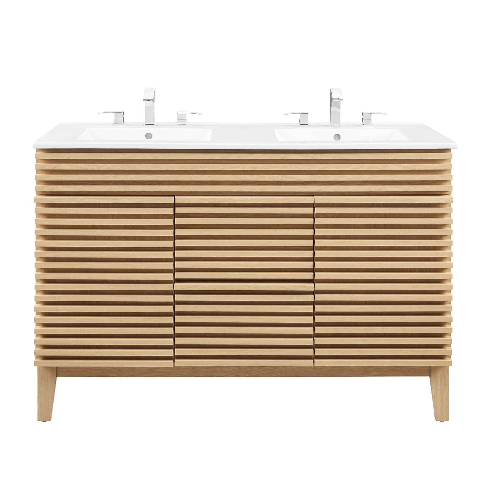 Modway Render 48" Double Sink Bathroom Vanity | Bathroom Accessories | Modishstore-35
