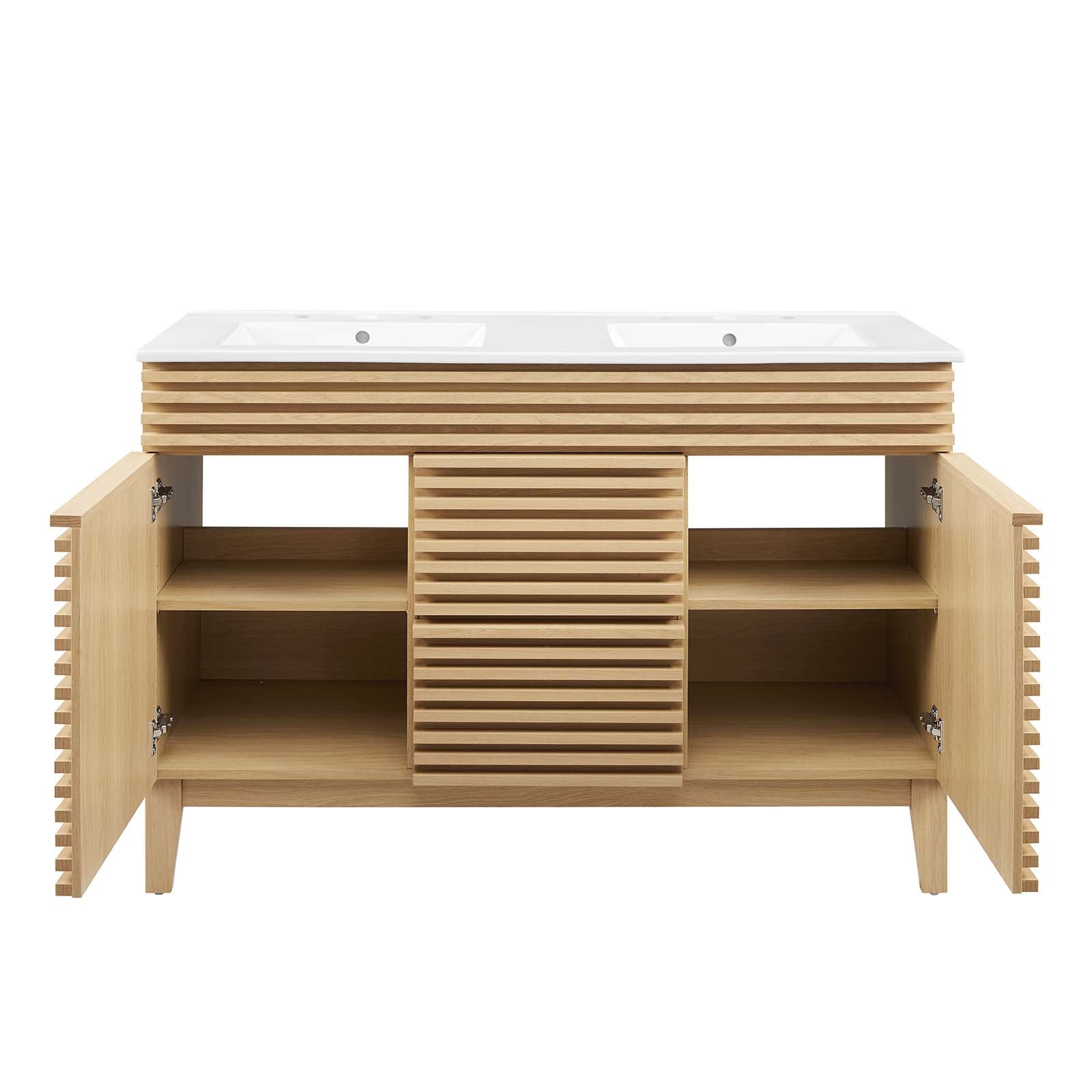 Modway Render 48" Double Sink Bathroom Vanity | Bathroom Accessories | Modishstore-36