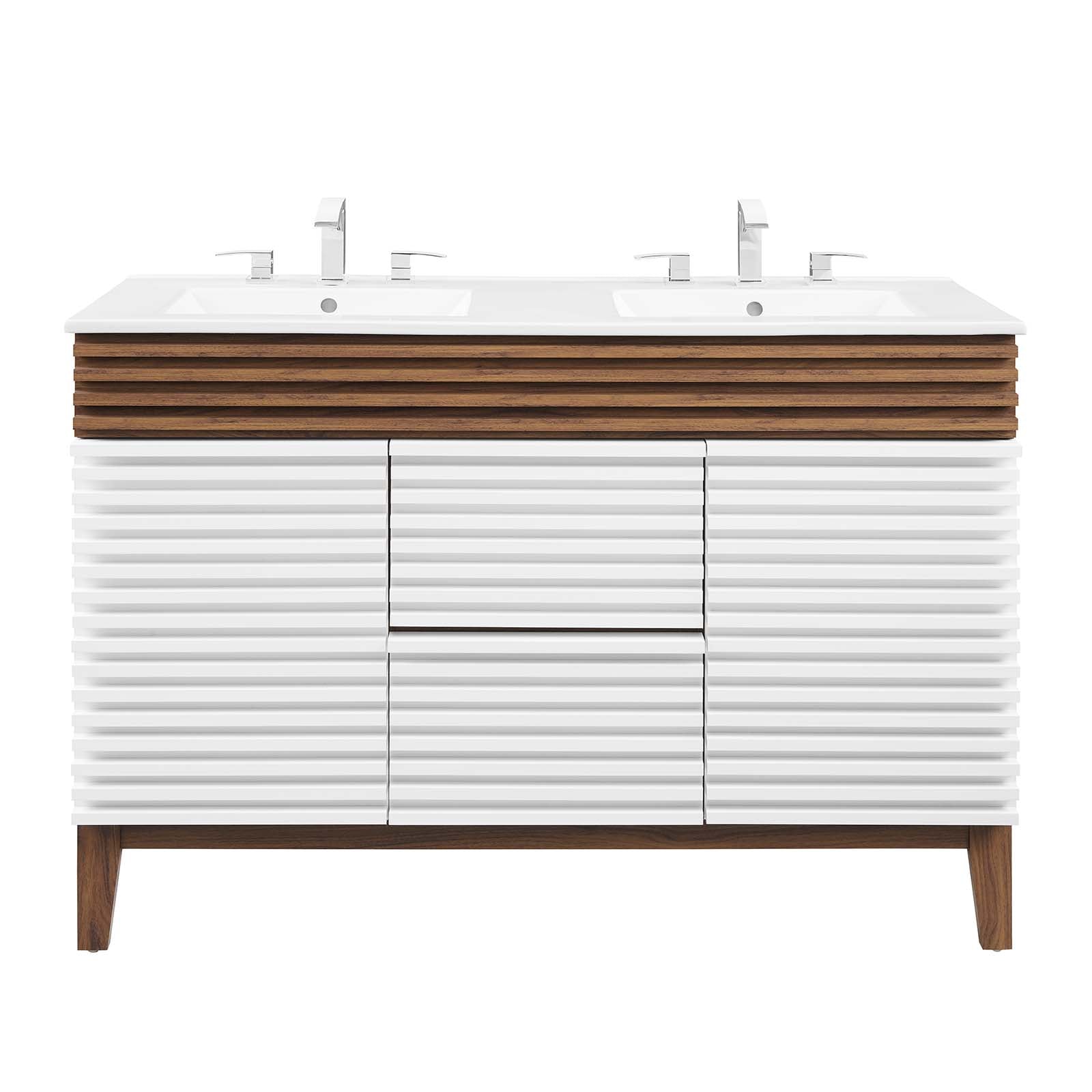 Modway Render 48" Double Sink Bathroom Vanity | Bathroom Accessories | Modishstore-45
