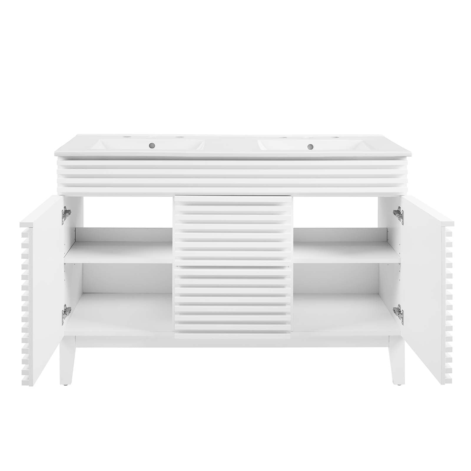 Modway Render 48" Double Sink Bathroom Vanity | Bathroom Accessories | Modishstore-56