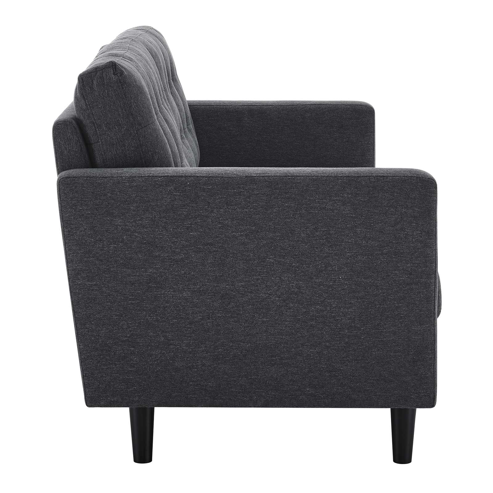 Modway Exalt Tufted Fabric Sofa | Sofas | 