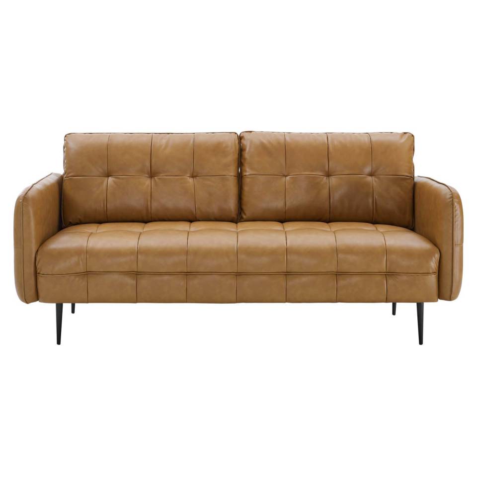 Modway Cameron Tufted Vegan Leather Sofa | Sofas | 