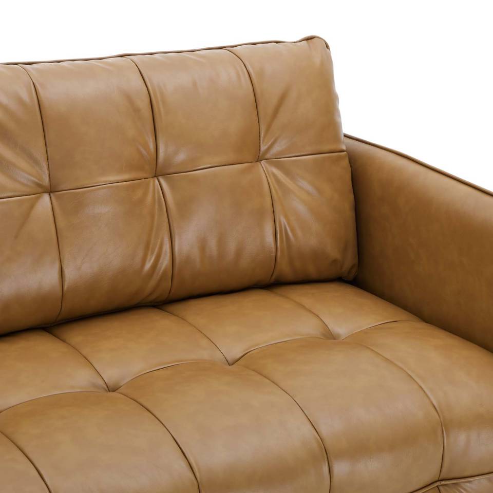 Modway Cameron Tufted Vegan Leather Sofa | Sofas | 