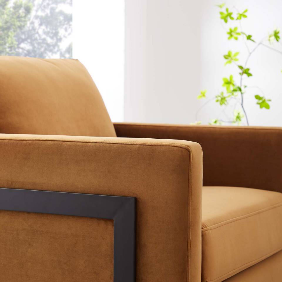 Modway Posse Performance Velvet Accent Chair | Accent Chairs | Modishstore-4