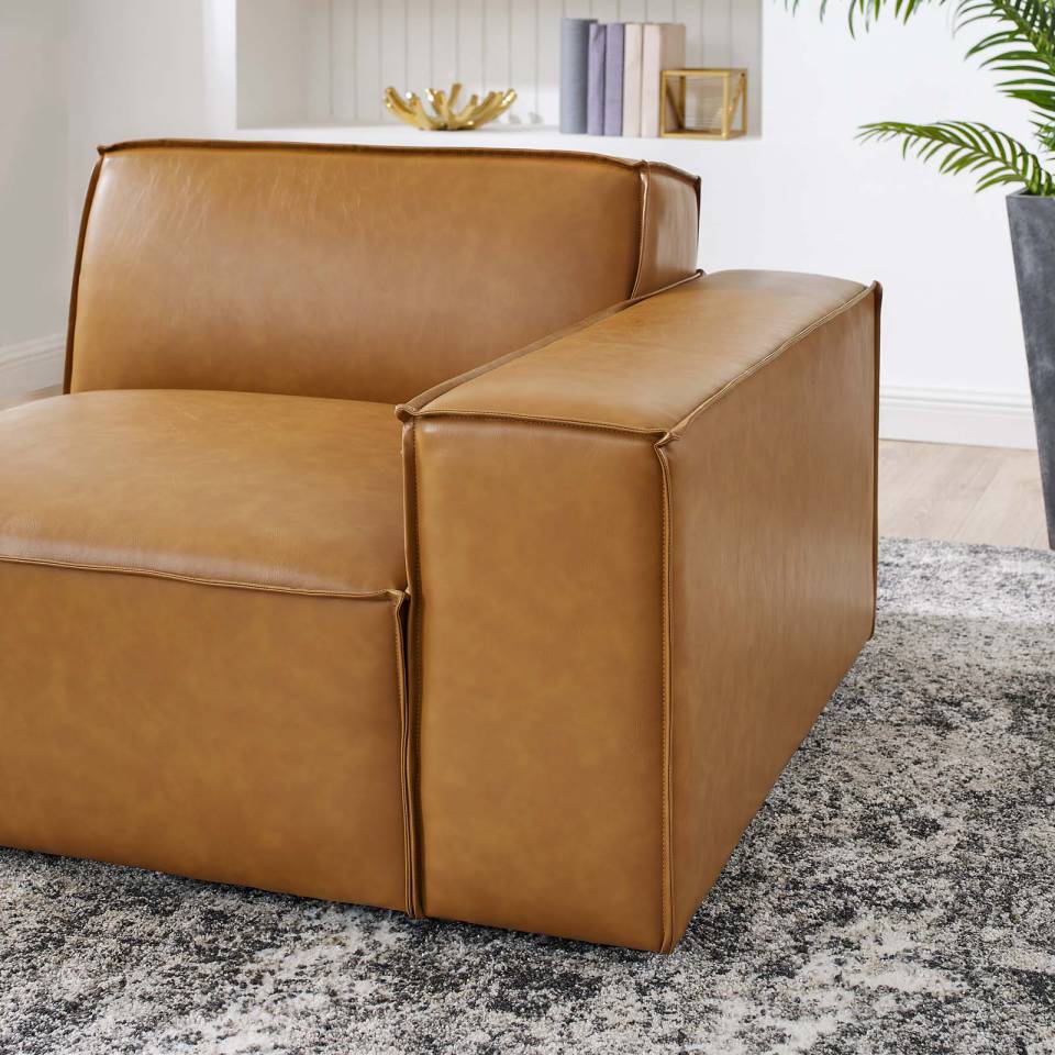 Modway Restore Right-Arm Vegan Leather Sectional Sofa Chair | Sofas | Modishstore-3