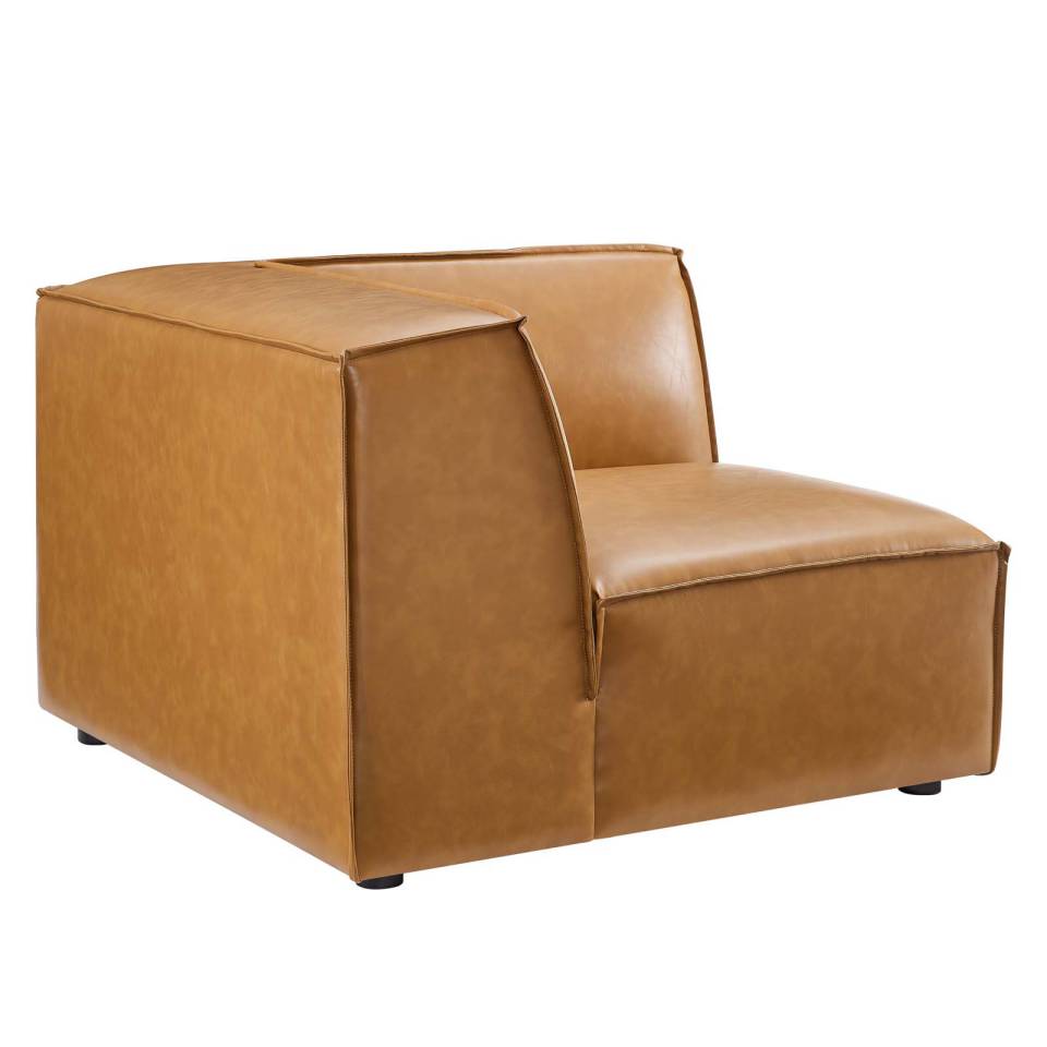 Modway Restore Vegan Leather Sectional Sofa Corner Chair | Side Chairs | Modishstore-4