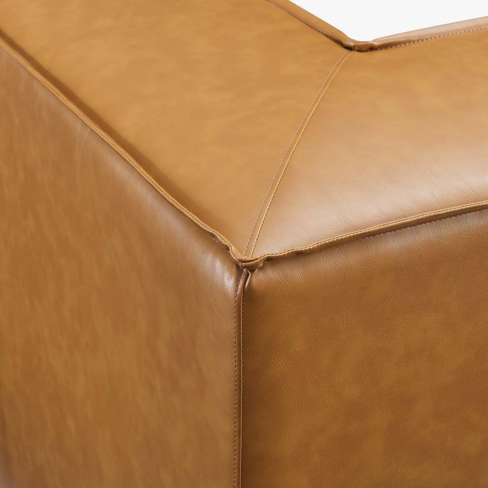 Modway Restore Vegan Leather Sectional Sofa Corner Chair | Side Chairs | Modishstore-3