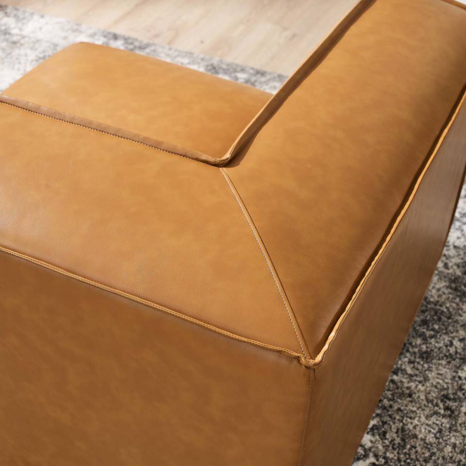Modway Restore Vegan Leather Sectional Sofa Corner Chair | Side Chairs | Modishstore-2