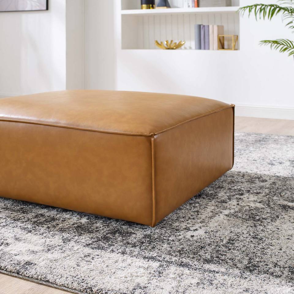 Modway Restore Vegan Leather Ottoman | Ottomans | Modishstore-3