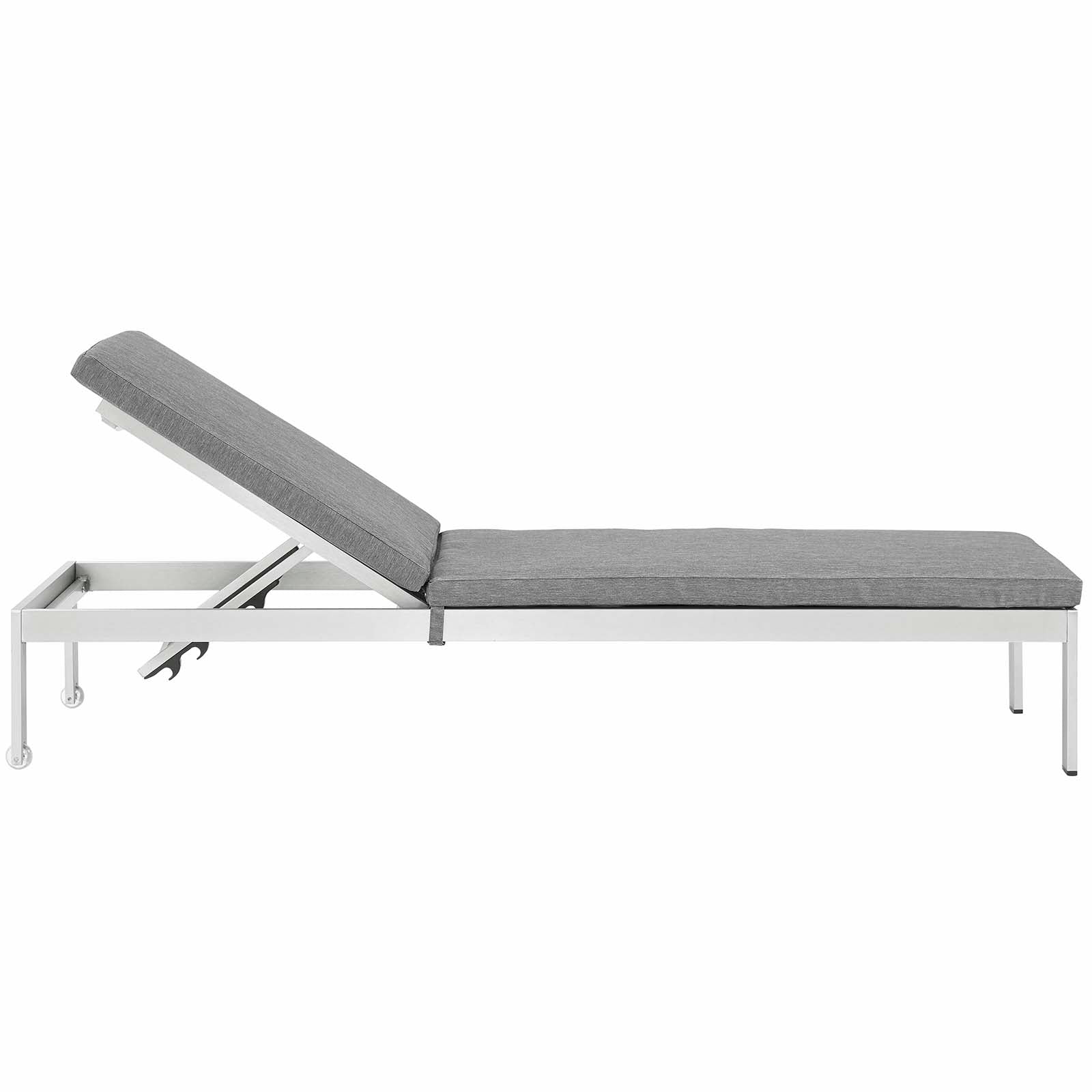 Modway Shore Outdoor Patio Aluminum Chaise with Cushions |  | Modishstore-7